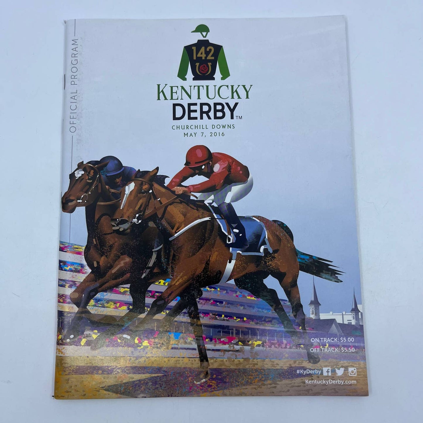 Kentucky Derby Official Program 142nd Saturday May 7, 2016 Churchill Downs TH7