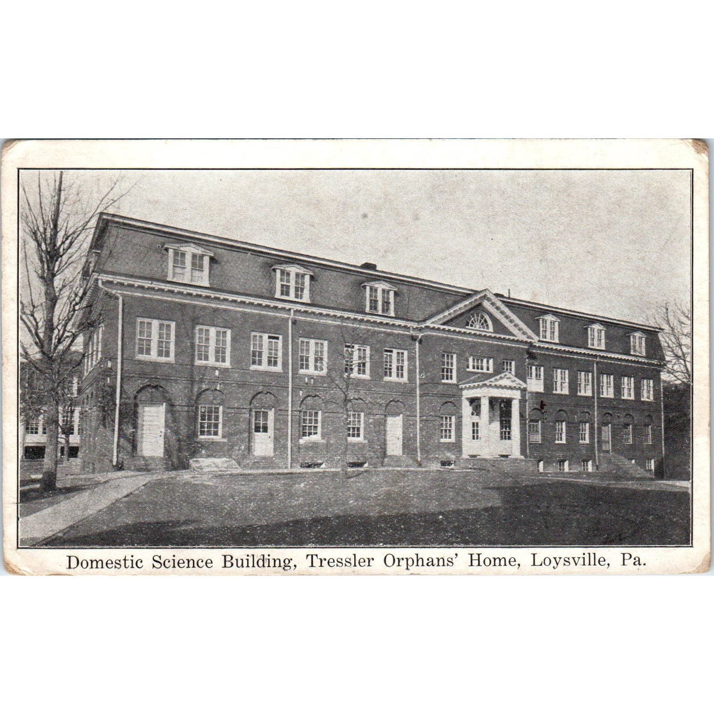 1920s Postcard Tressler Orphan's Home Loysville Domestic Science Building TI1-1