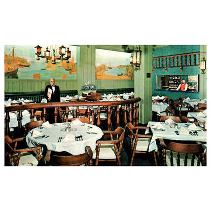 Vintage Postcard - O'Donnell's Sea Grills Washington DC Bethesda Maryland TJ6-1