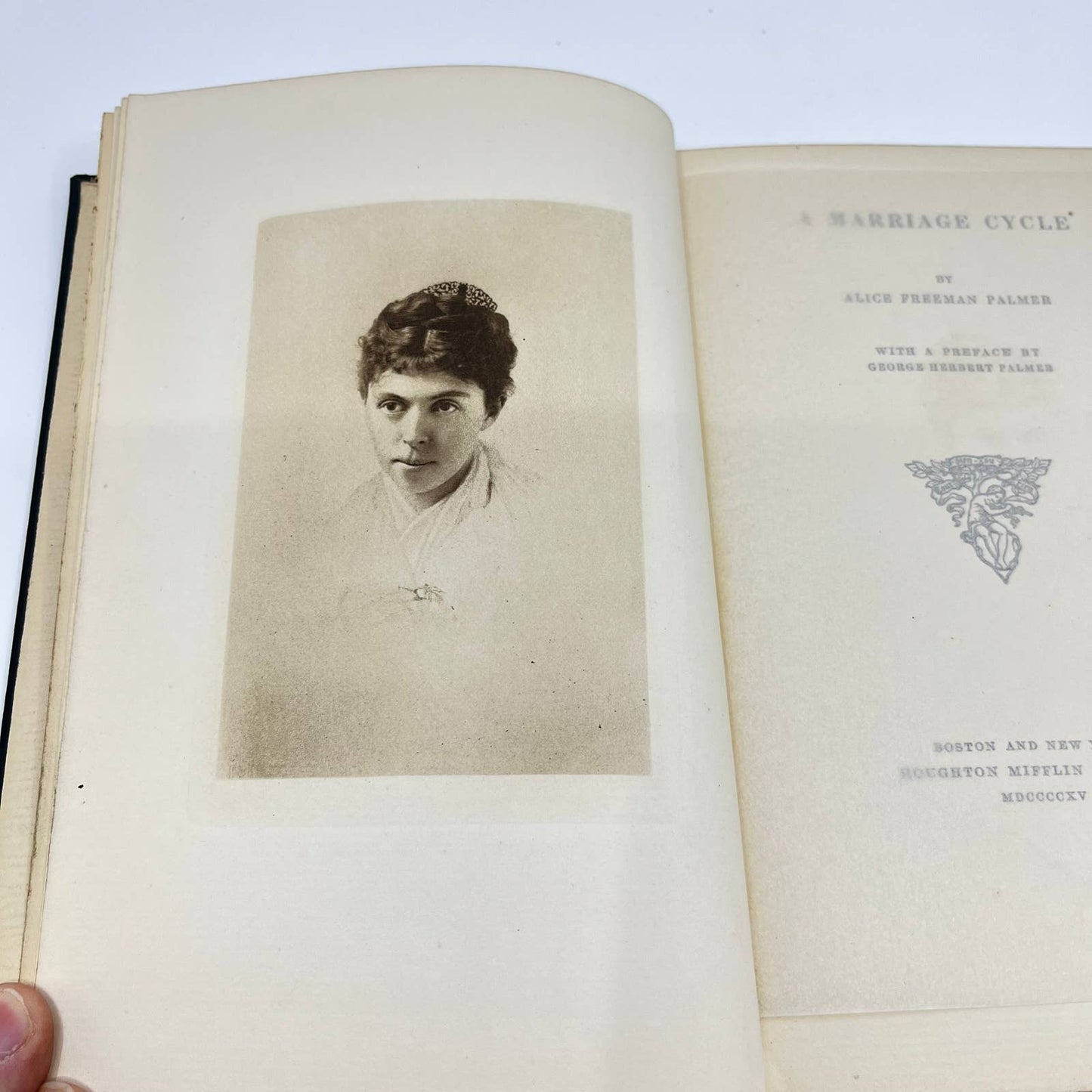 1915 A Marriage Cycle Alice Freeman Palmer Hardcover First Edition TF3