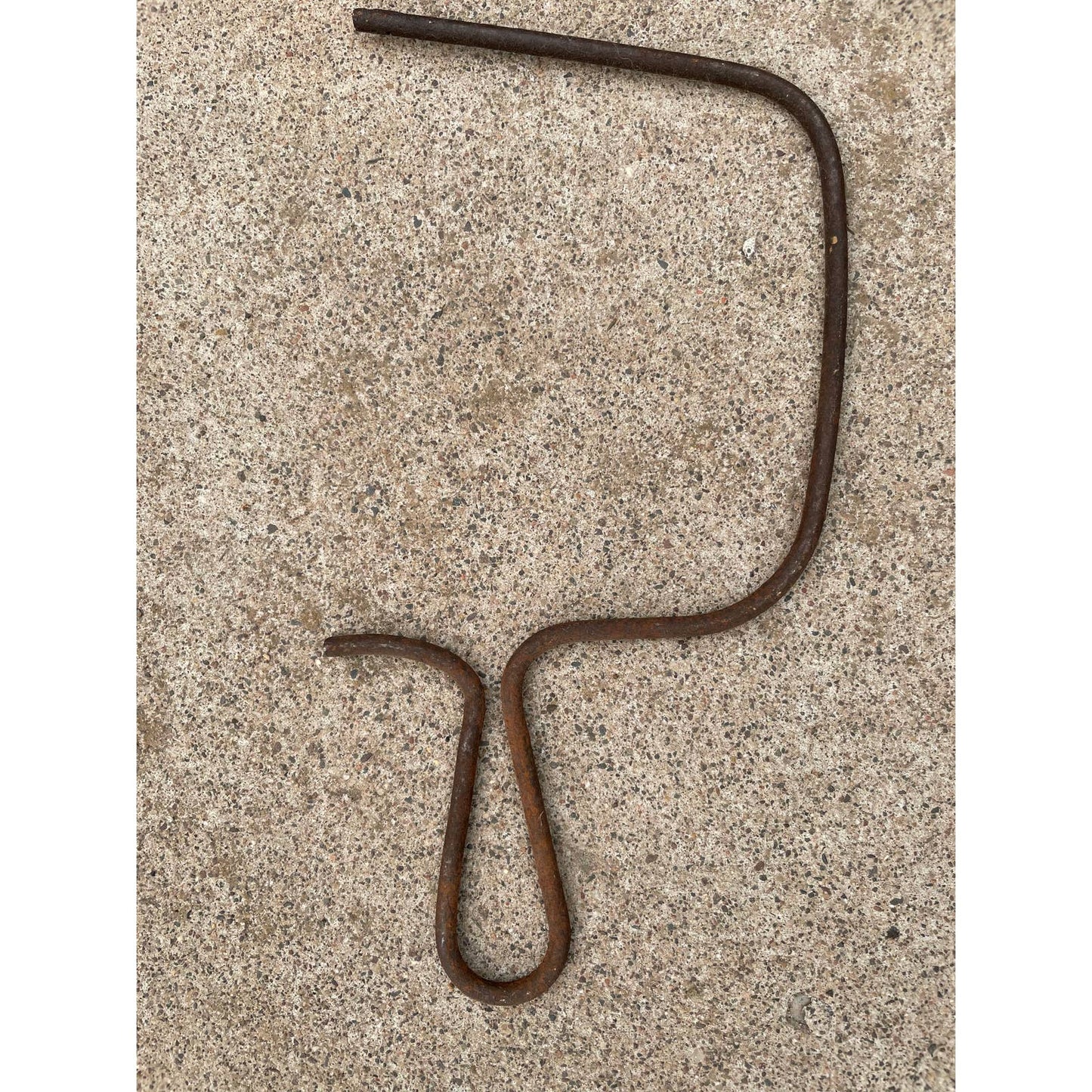 Vintage Rustic Primitive Metal Coping Saw Handle GS1