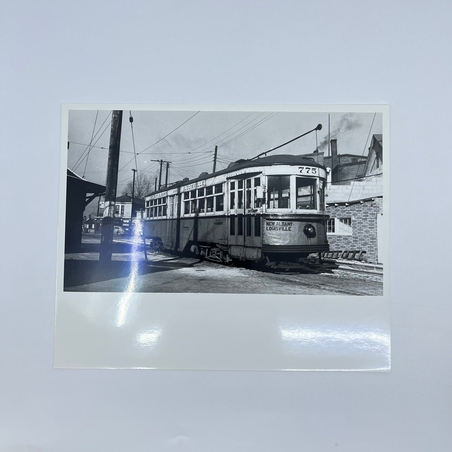 1945 Railroad Photograph NA & L New Albany and Louisville 8x10” L4-2
