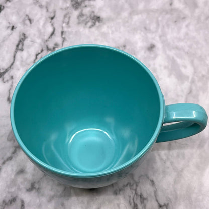 MCM Prolon Melmac Teal Coffee Tea Cup Malamine TJ5