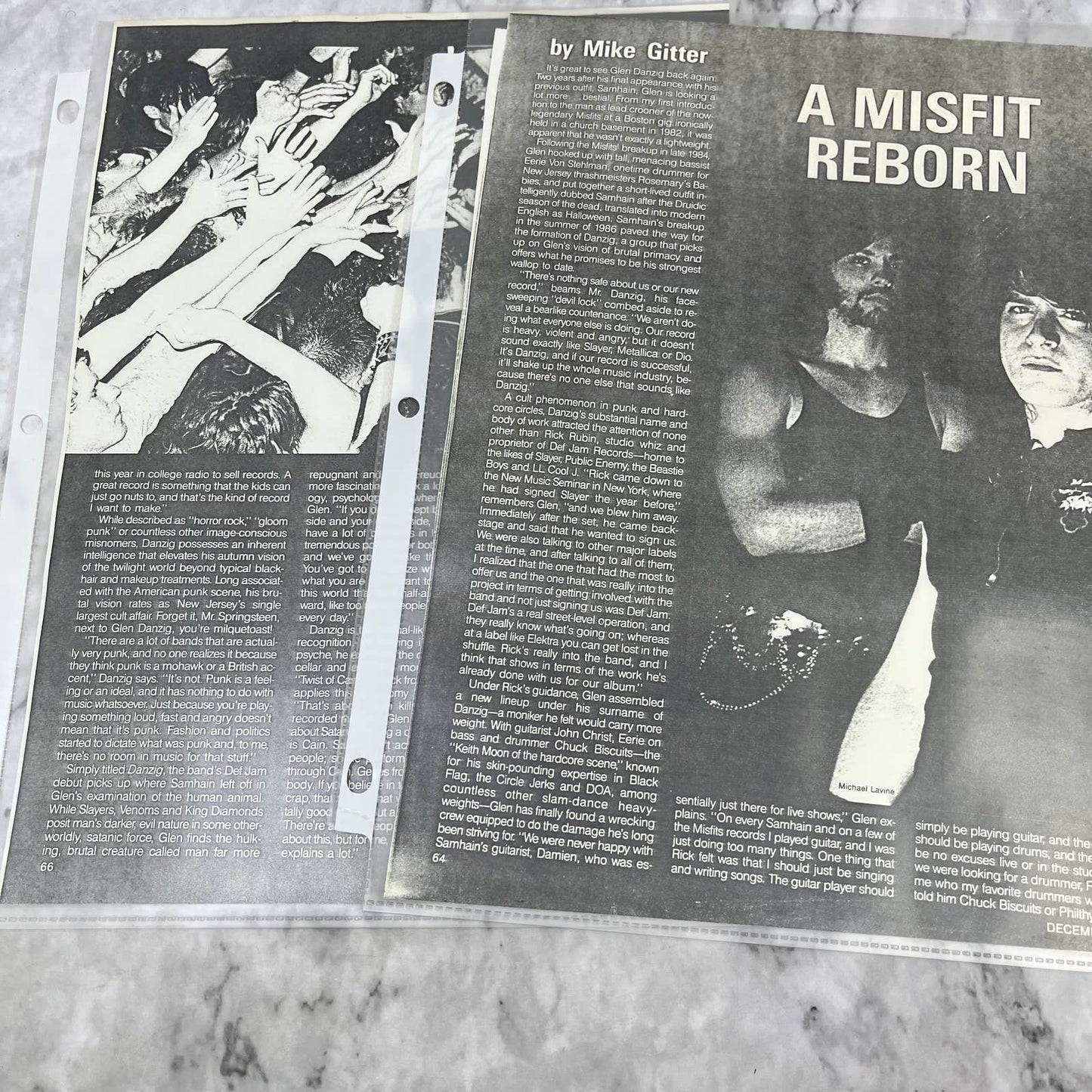 Vintage The Misfits Band Fan Ephemera Collection FL5