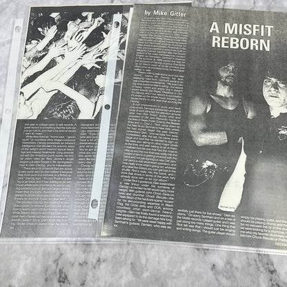 Vintage The Misfits Band Fan Ephemera Collection FL5