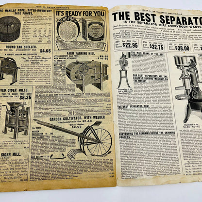 1910 John M. Smyth Company Sample Catalog w/ Inserts Chicago IL D2