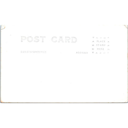 Antique Postcard RPPC West End of Grand Coulee Dam Washington TD9