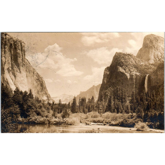 Antique Postcard RPPC Yosemite National Park c1910 SE8