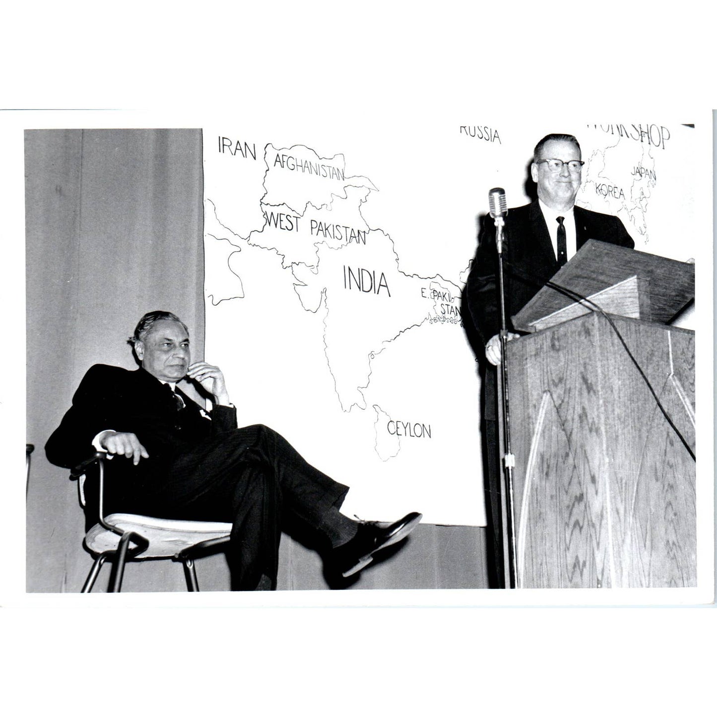 India Ambassador B.K. Nehru Convocation 1963 Original Photo 5x7 TK1-P5