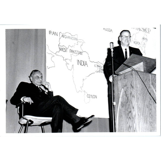 India Ambassador B.K. Nehru Convocation 1963 Original Photo 5x7 TK1-P5