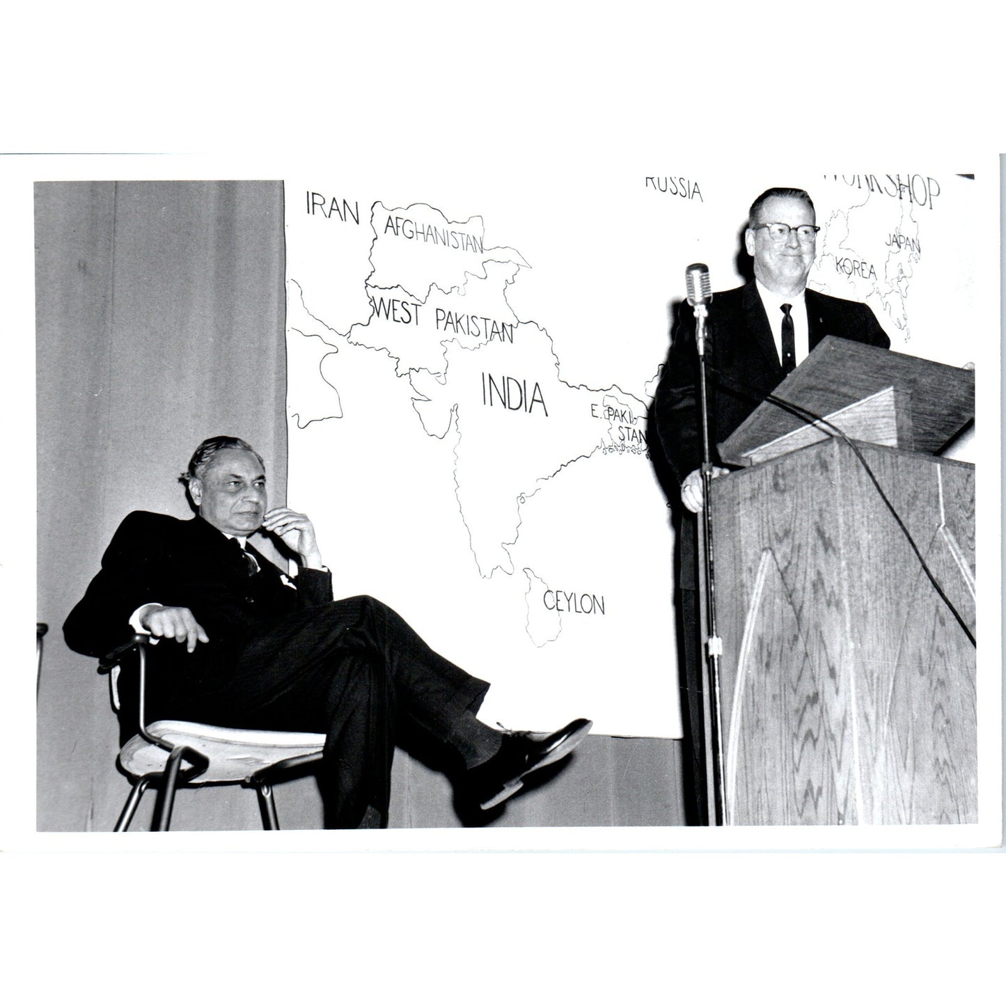 India Ambassador B.K. Nehru Convocation 1963 Original Photo 5x7 B8