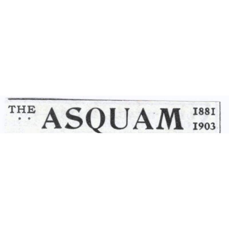 The Asquam Hotel Holderness NH Geo. E. Jewell - 1903 Original Ad TJ8-7-8