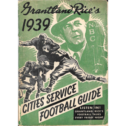 1939 Grantland Rice’s Cities Service Football Guide TJ8-1