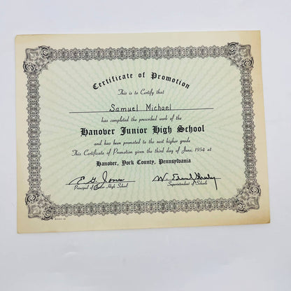 1950s Award Merit Lot of 3 Samuel Michael Hanover York County PA D2