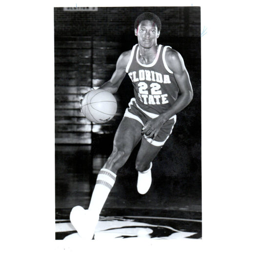 1980 Press Photo Basketball NCAA Mickey Dillard Florida State Seminoles 5x7" AD3