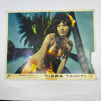 Tiara Tahiti - Rosenda Monteros Italy Great Britain Lobby Card FL4