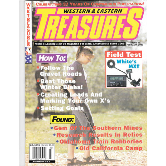 Western & Eastern Treasures Magazine - Treasure Hunting Feb 2003 M6