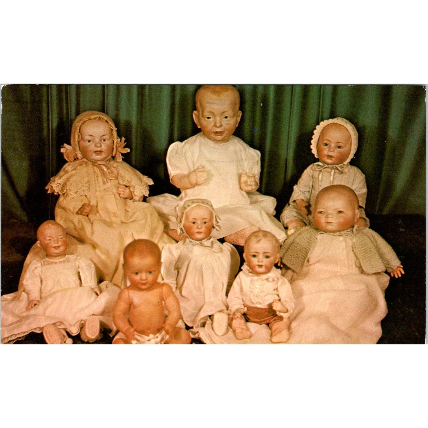 Rare Unique Baby Dolls Ralph & Margaret Swenson Collection Original Postcard PB9