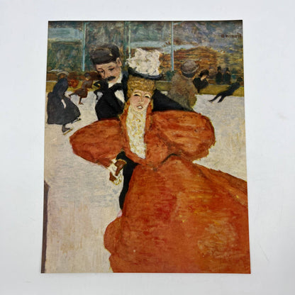 Vintage Ice Skating Art Print Pierre Bonnard The Skaters AC8