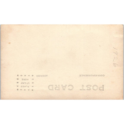 Antique Postcard RPPC 1926 Steamship Dock Waterfront SE8