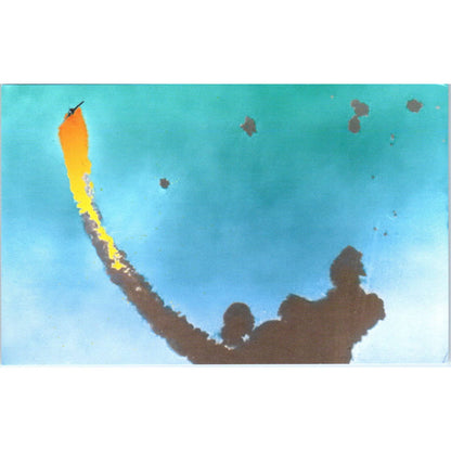 Japanese Betty Bomber Destroyed off Ryukyus Okinawa Campaign Postcard TK1-22