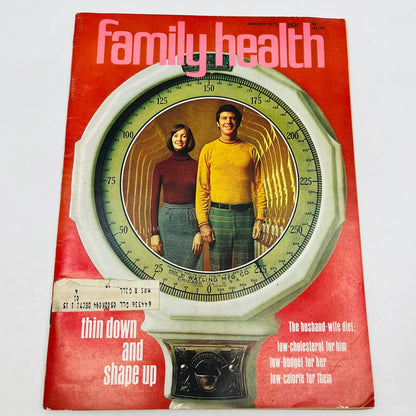 January 1972 Family Health Magazine Husband-Wife Diet Slim Down Shape Up TD6