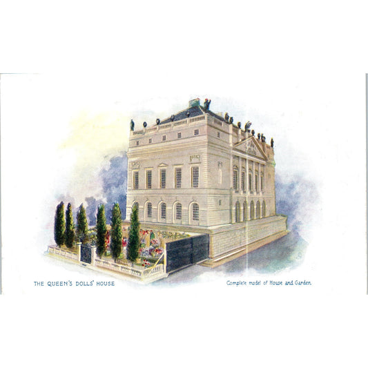 The Queen's Dollhouse Complete Model Raphael Tuck Oilette Postcard P3-2