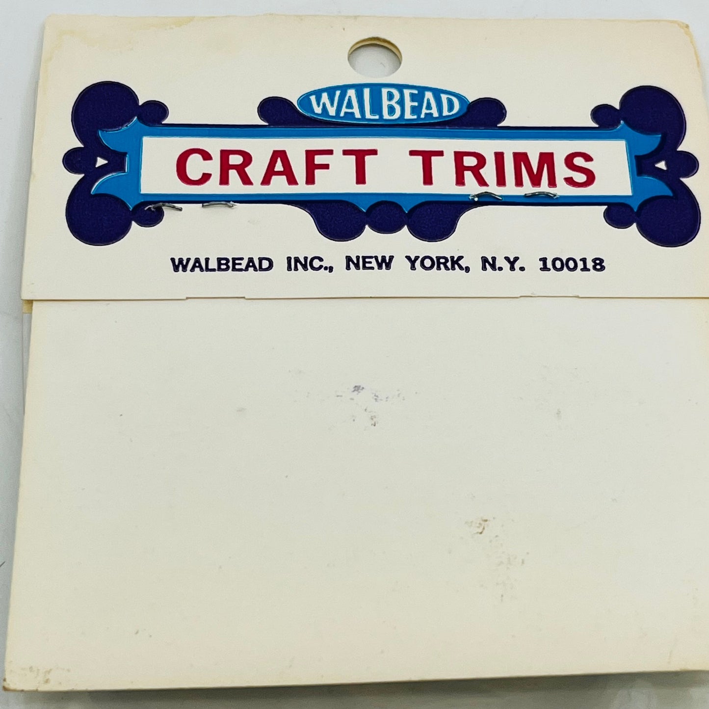 Vintage Walbead Craft Trims Handmade Mosaic Trade Beads Blue NEW IN PACK SB2