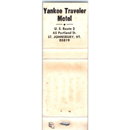 Holiday Motel St. Johnsbury VT Advertising Matchbook Cover MM9-9