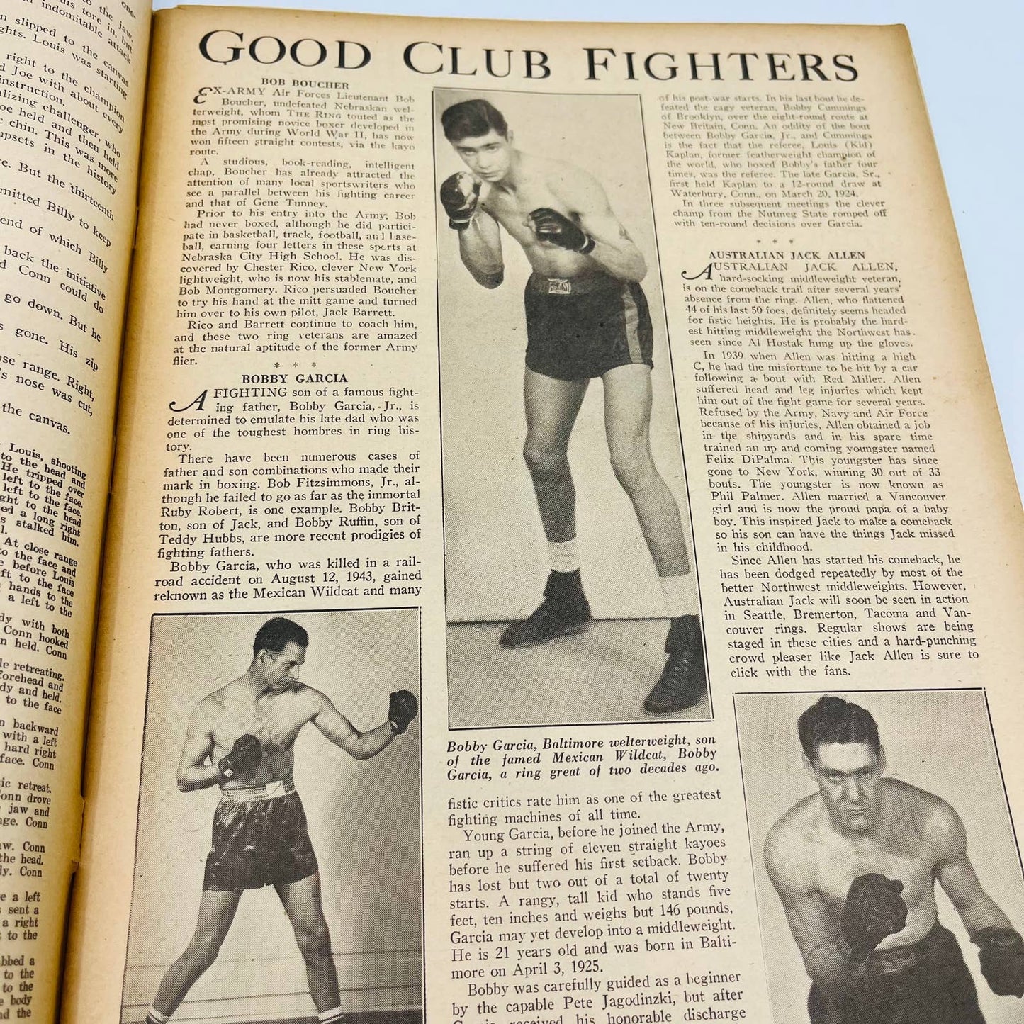 1946 June - The Ring Boxing Magazine – Gene Tunney Billy Conn Joe Louis TA5