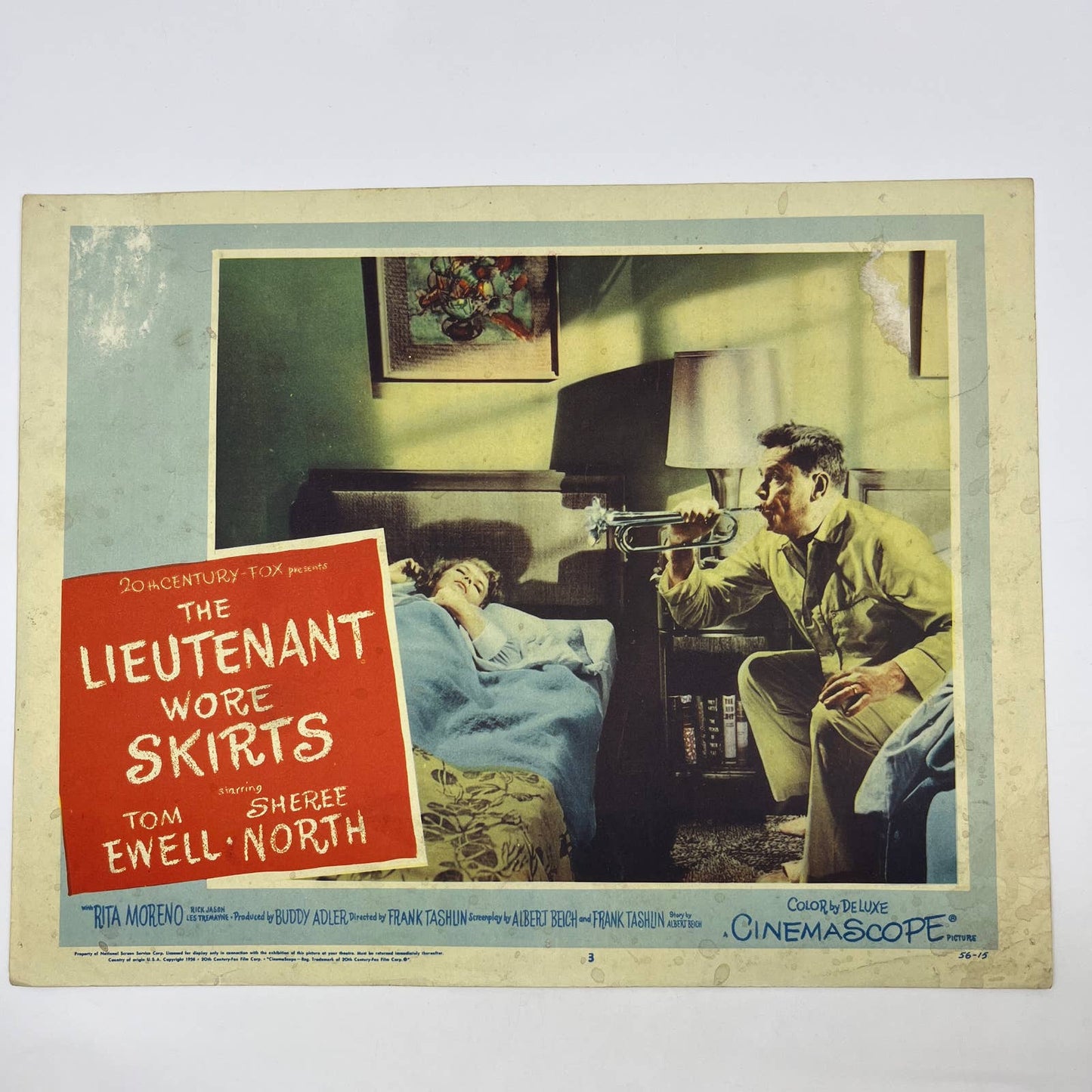 The Lieutenant Wore Skirts Tom Ewell Sheree North Lobby Card FL4