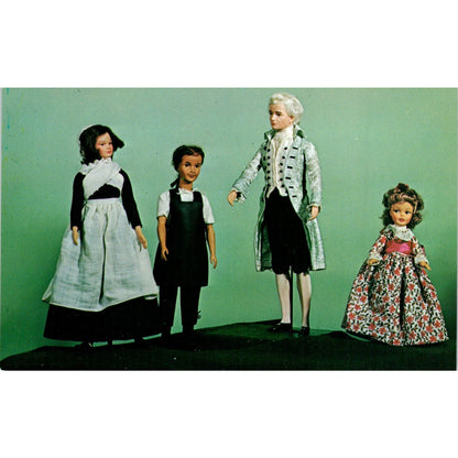 Randolph Family Dolls Museum of Education Philadelphia PA Original Postcard PB9