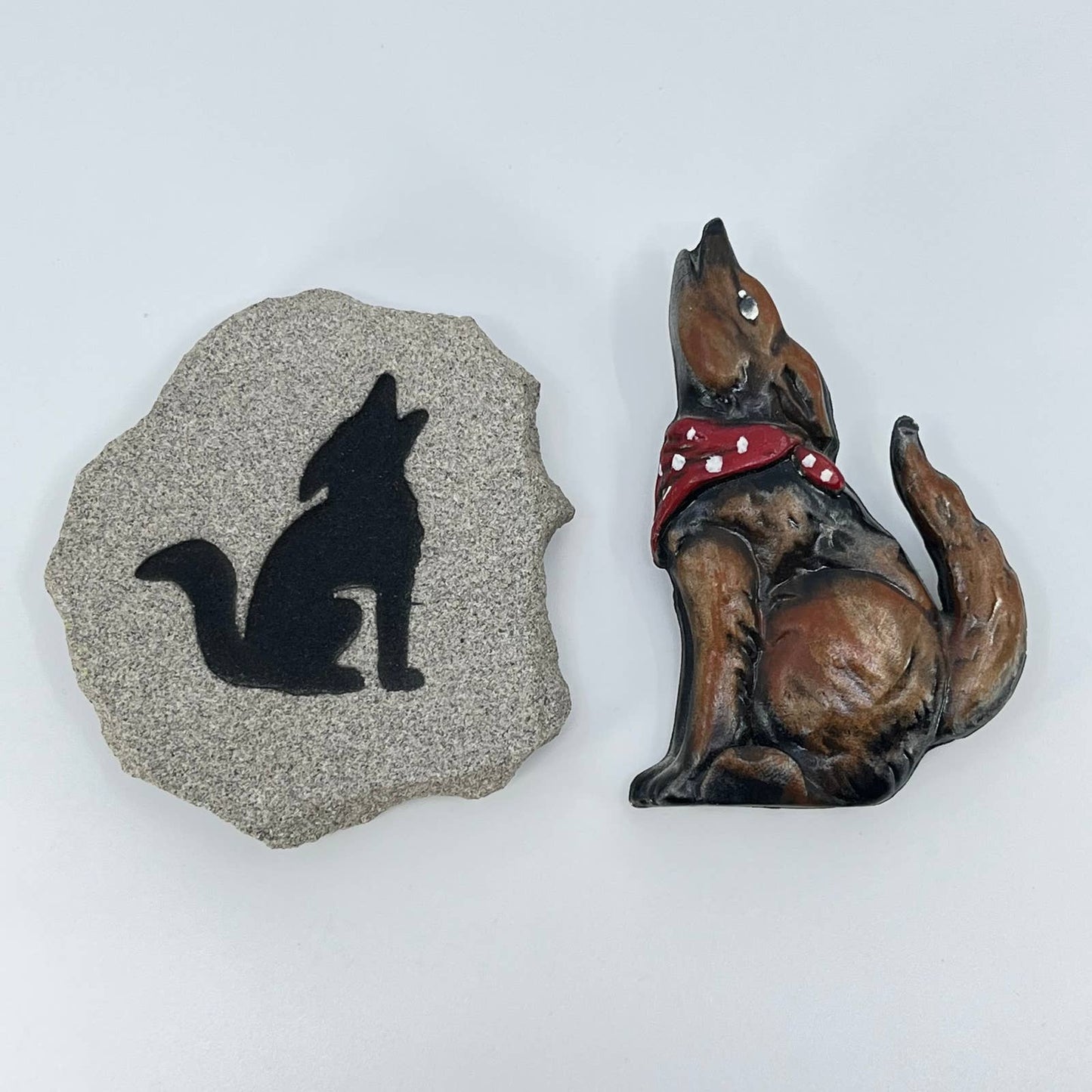VTG Southwestern Coyote Set of 2 Refrigerator Magnet SD2
