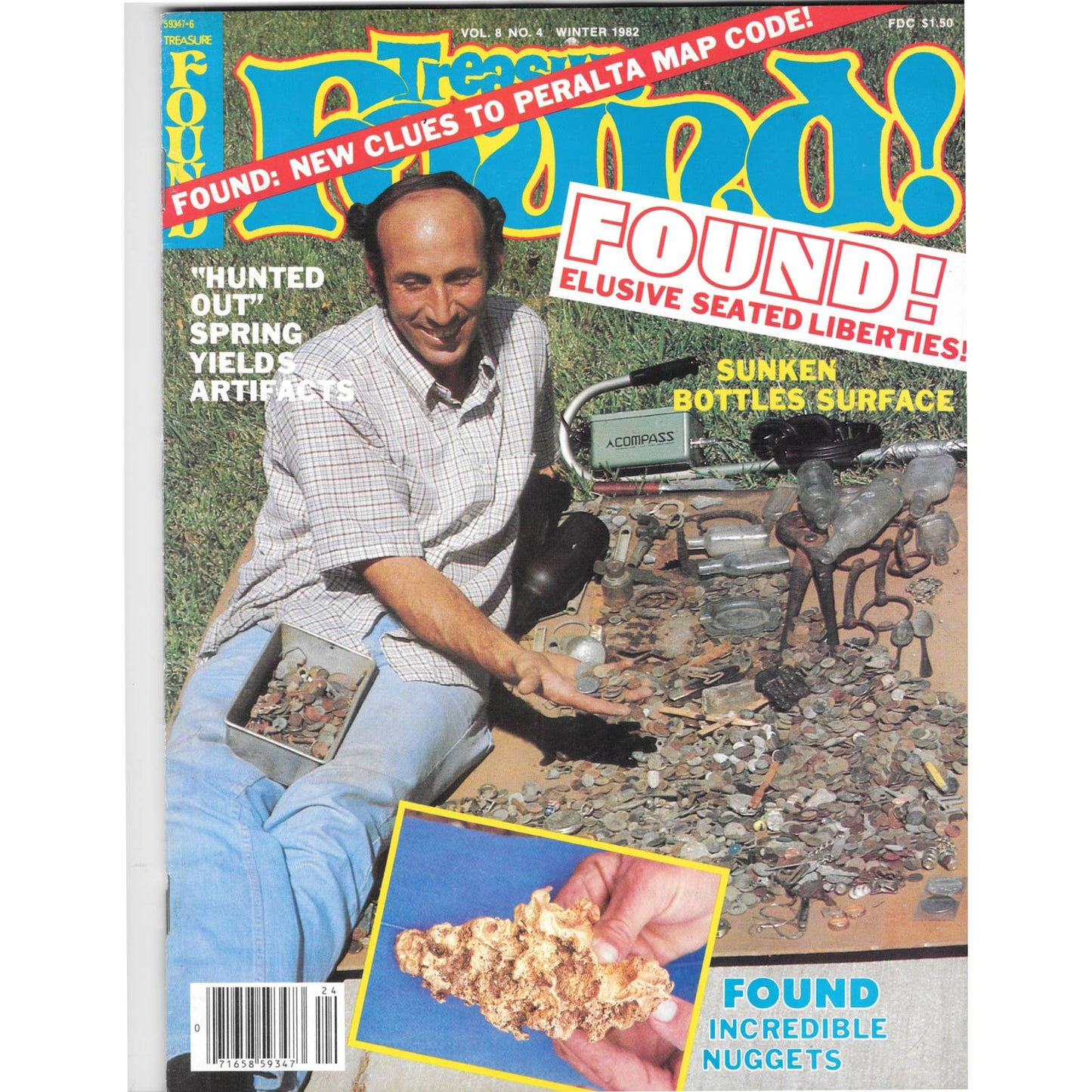 Treasure Found Magazine - Treasure Hunting Gold Metal Detecting Winter 1982 M4