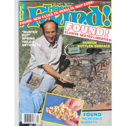 Treasure Found Magazine - Treasure Hunting Gold Metal Detecting Winter 1982 M4