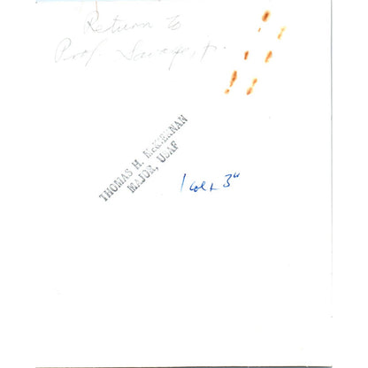 USAF Major Thomas H. McKiernan Original Photo 1960s 3x4 TK1-P5