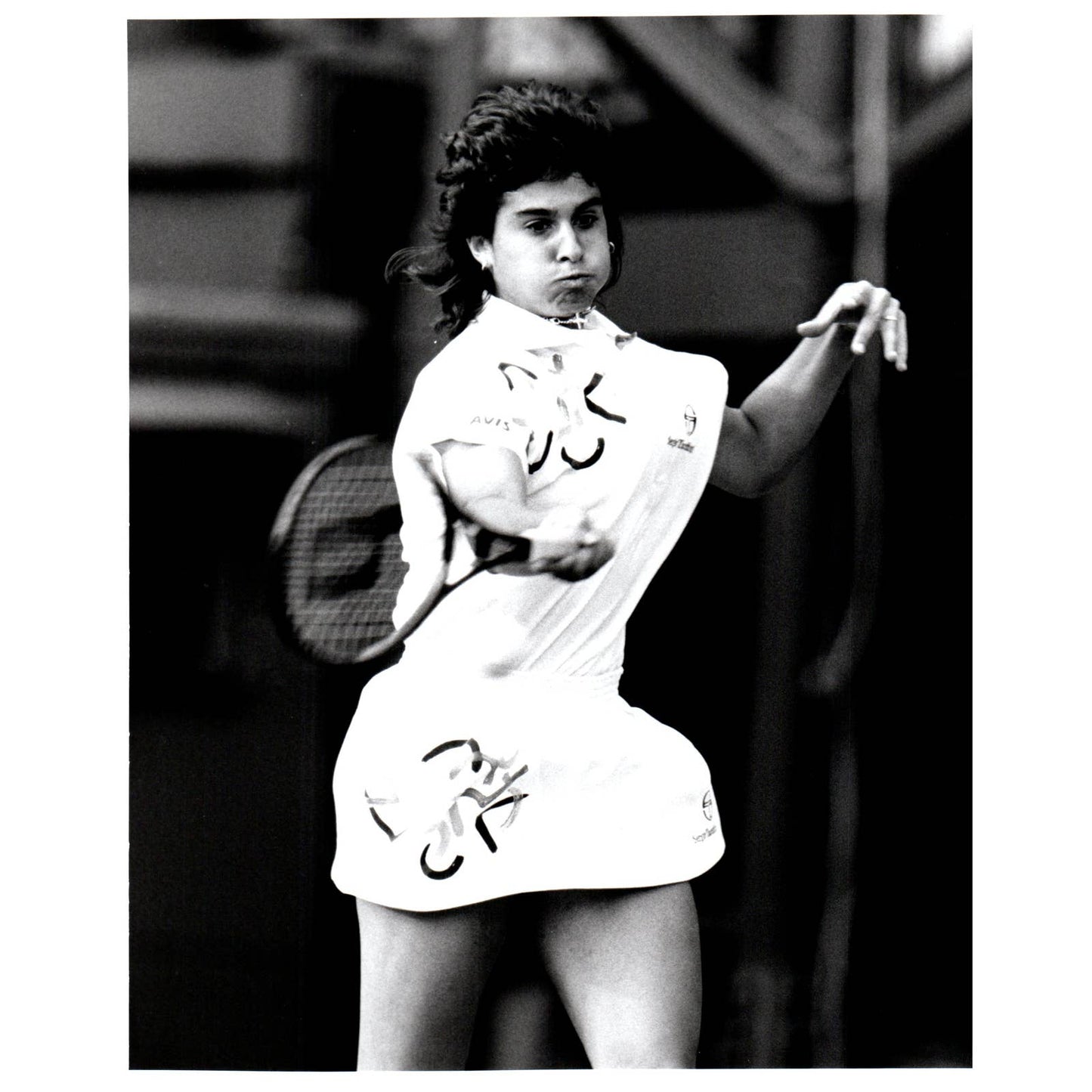 1989 Original Press Photo Women's Tennis Gabriela Sabatini ~8x10" AD2-2