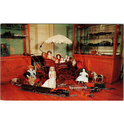 Doll & Toy Exhibit Museum of Staten Island HS NY Original Postcard PB9