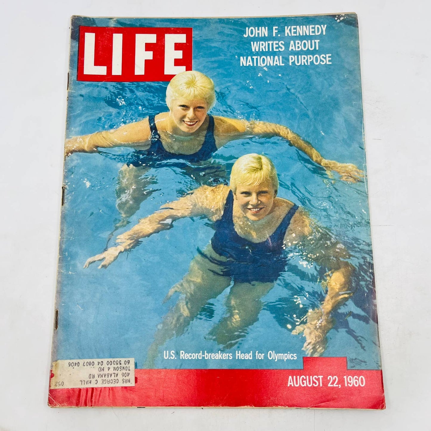 LIFE Magazine August 22, 1960 John F. Kennedy U.S. Olympics Vintage ads TA8