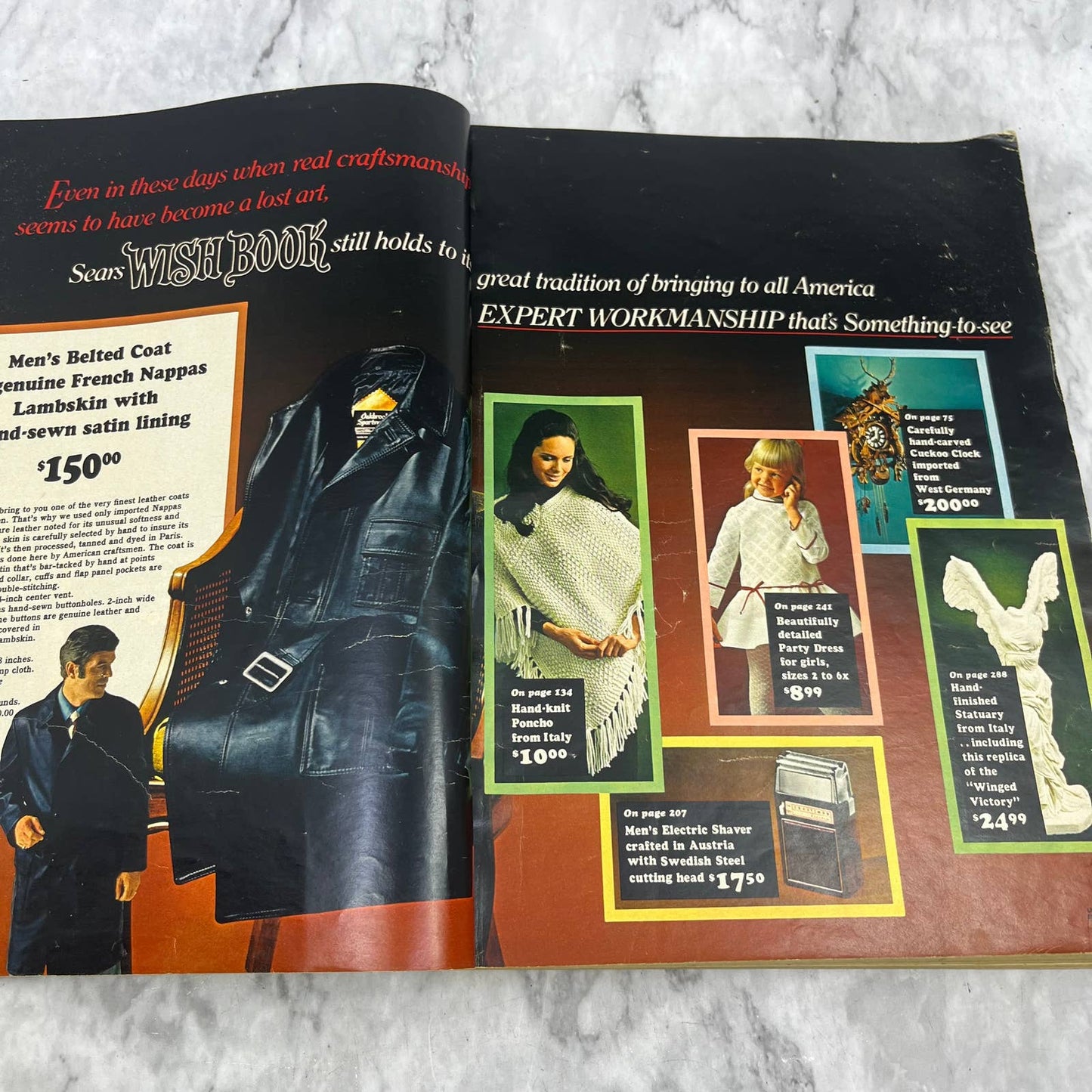 Sears Wish Book Christmas 1970 - VTG 70s Catalog Barbie Pooh Suess Clothes S4