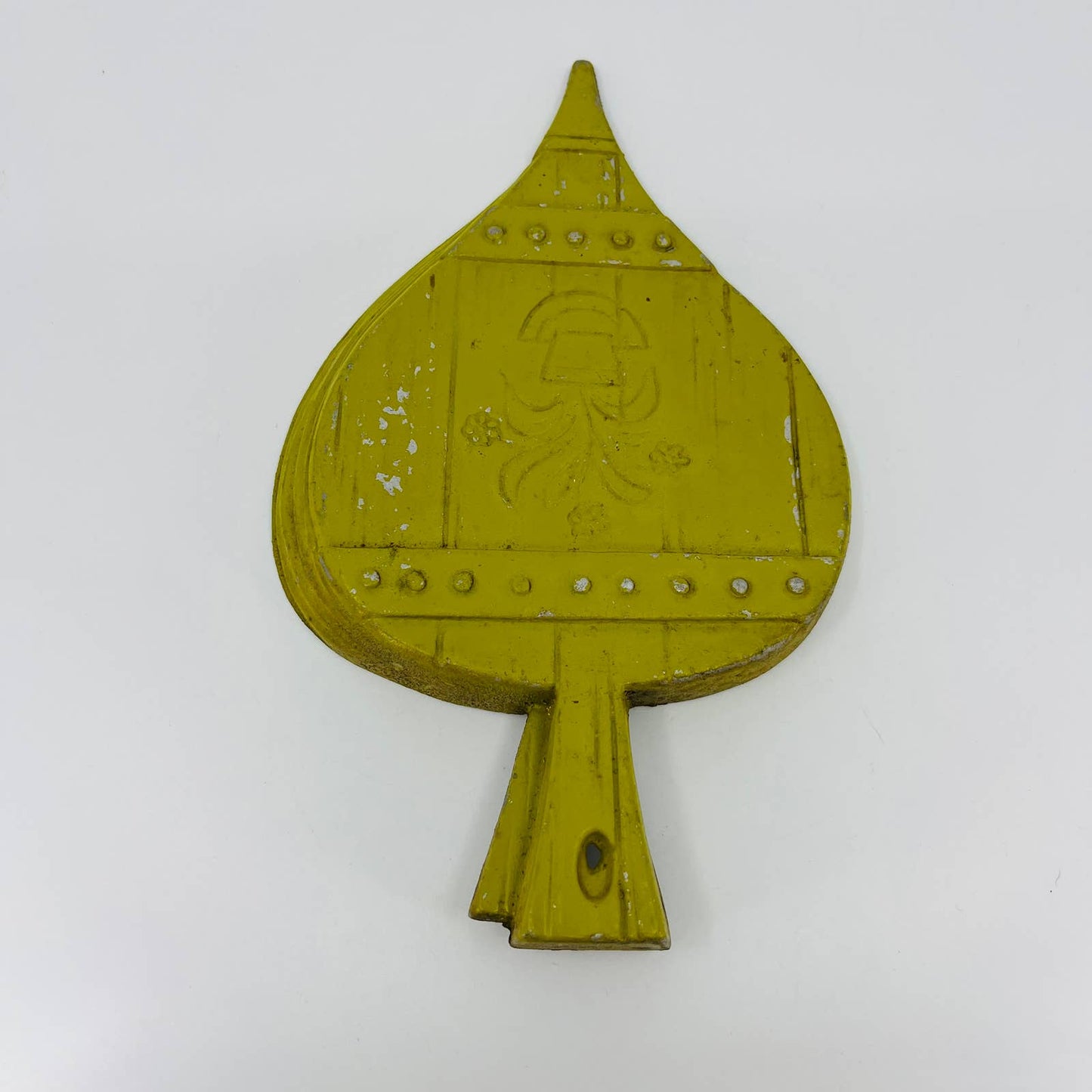 VTG Sexton Bellows Green Cast Aluminum Metal Kitchen Decor Wall Hanging 9” TB7