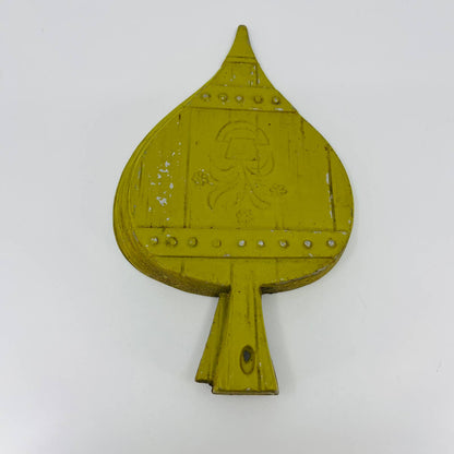 VTG Sexton Bellows Green Cast Aluminum Metal Kitchen Decor Wall Hanging 9” TB7