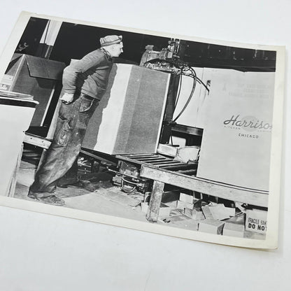 1940s Assembly Line Manufacturing Photo Harrison Kitchen Cabinets Chicago AA7-23