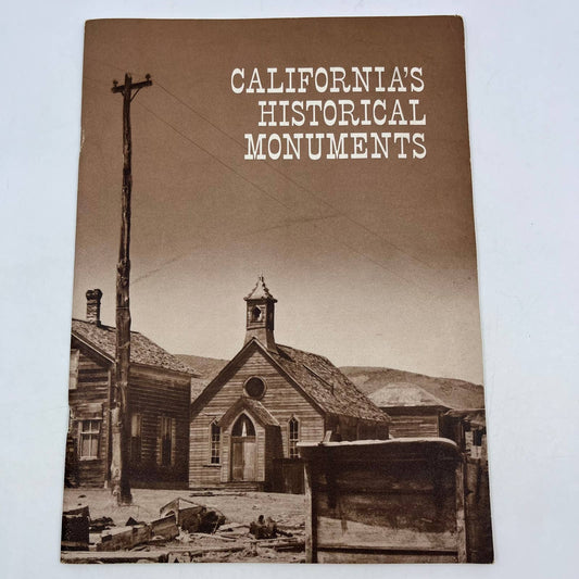 1965 California's Historical Monuments Book PG & E Governor Brown TH8