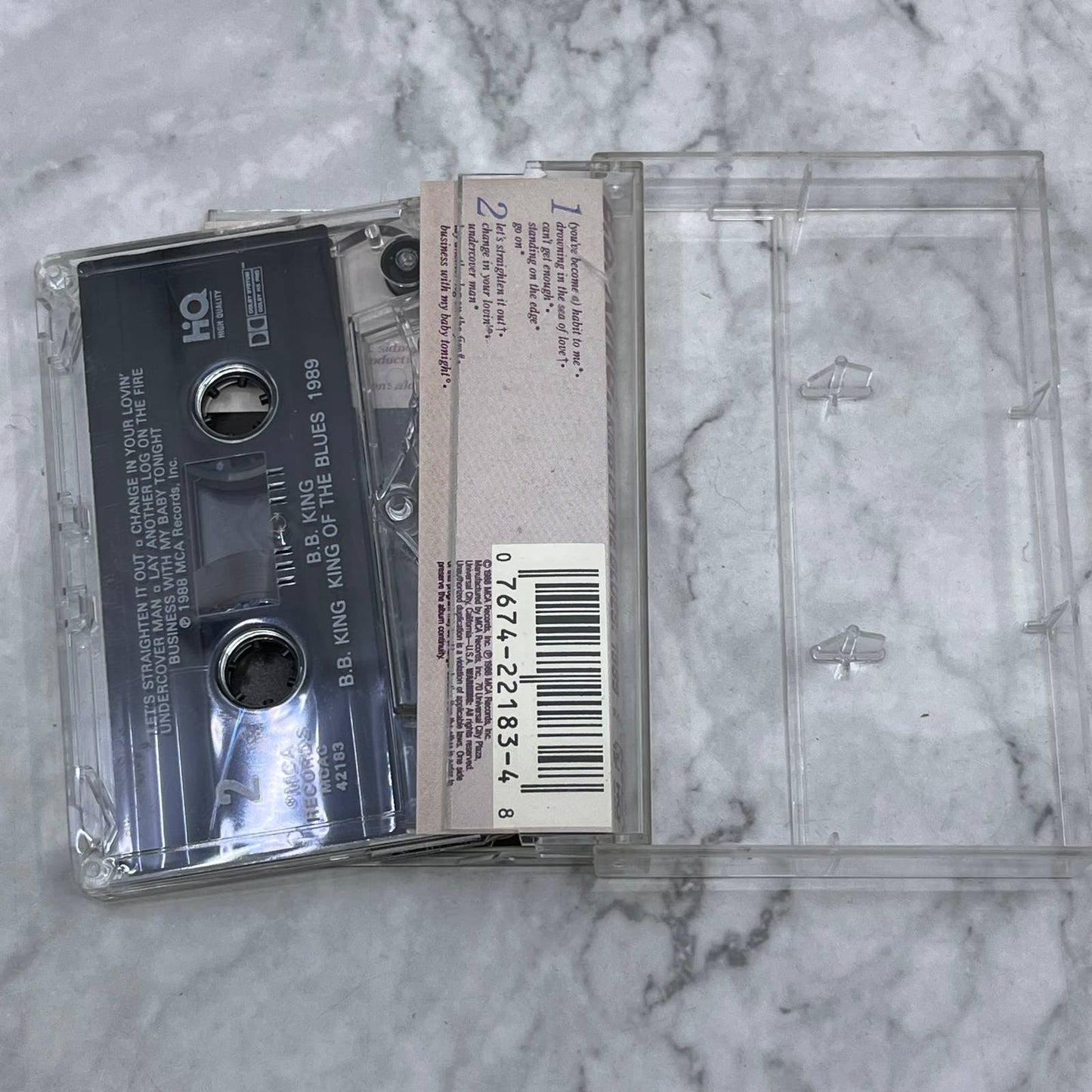 B. B. King - KING OF THE BLUES -  Cassette Tape TB7-16