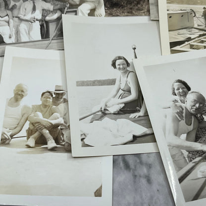 1930s Collection of Photos & Negatives Boating Trip in Virginia P4-10