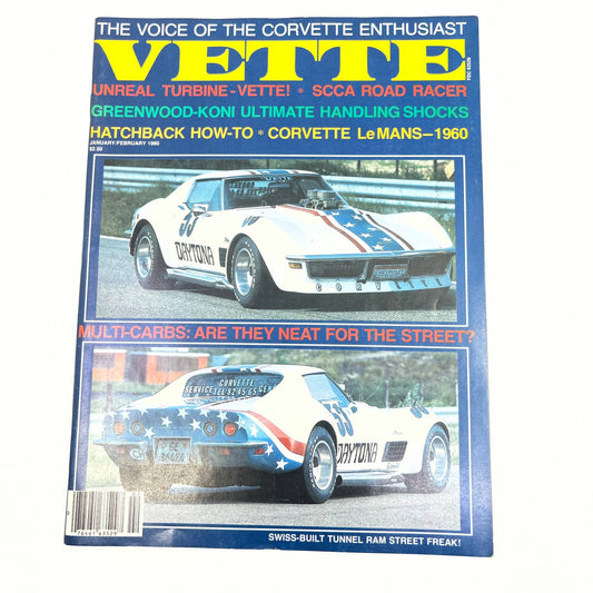 1980 Jan/Feb - VETTE Magazine Corvette ULTIMATE HANDLING SHOCKS TG1