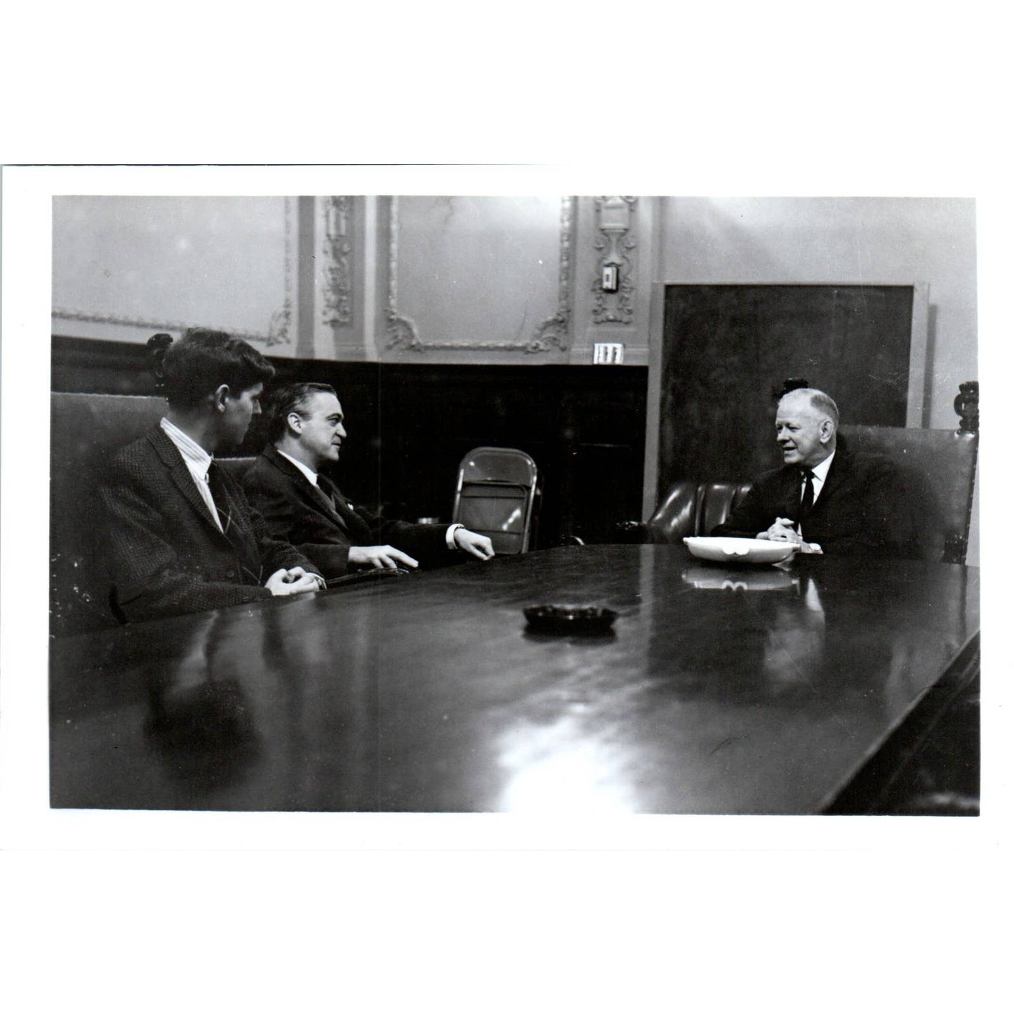 1965 Conference Nils A. Boe, Juan Felipe Yriart Douglas Yriart Photo 5x7 TK1-P4