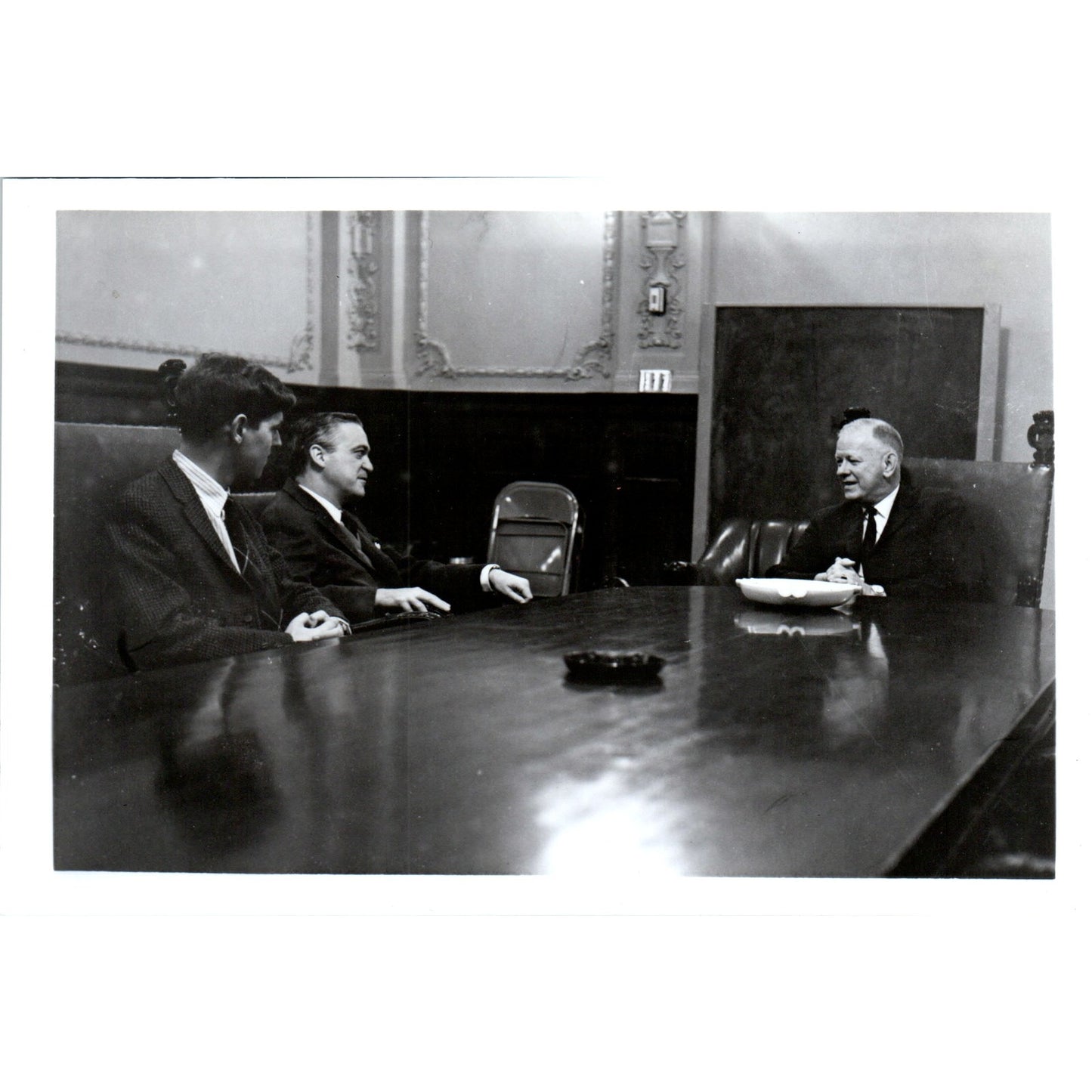 1965 Conference Nils A. Boe, Juan Felipe Yriart Douglas Yriart Photo 5x7 B10