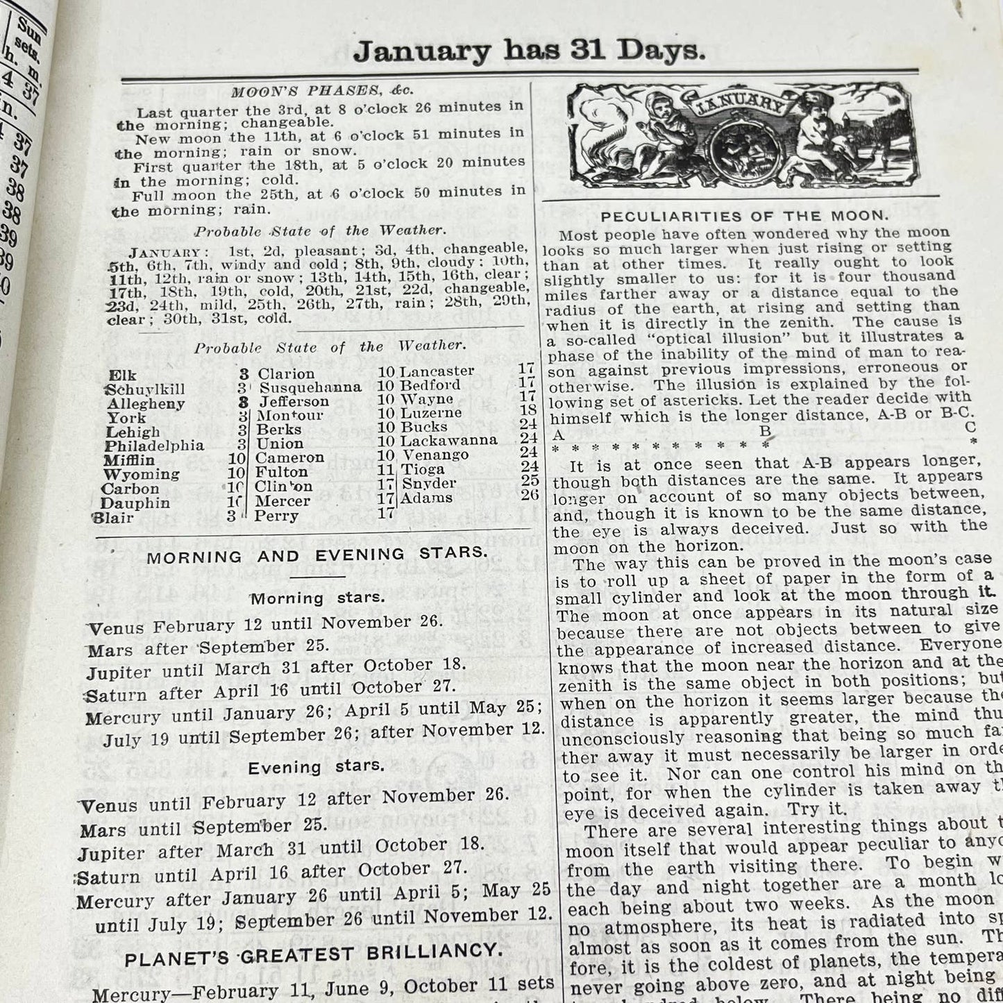 John Baer’s Sons Agricultural Almanac for the Year 1910 Lancaster PA TF8
